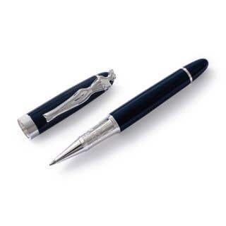 ROLLERBALL PEN - woman - silver - navy