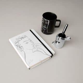 NOTEBOOK SET - reminisce linen