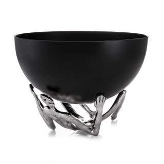 SALAD BOWL  -  man - black bowl