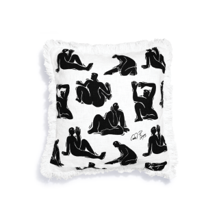 CUSHION - lazy days cream