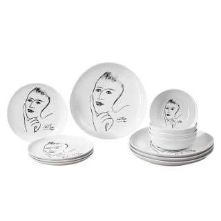 DINNERWARE 12pc SET - distant memory