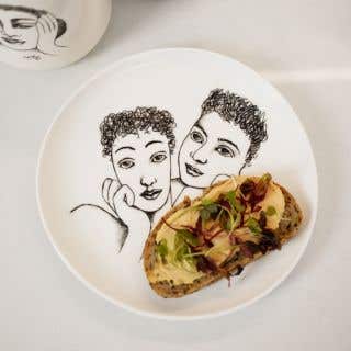 SIDE PLATE - two of a kind