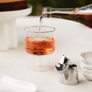 WINE GLASS SET OF 4 - wavy