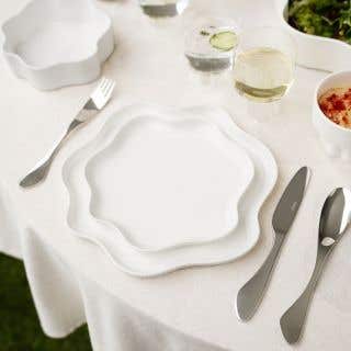 SIDE PLATE SET OF 4 - wavy