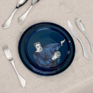 DINNER PLATE SET OF 4 - indigo blues