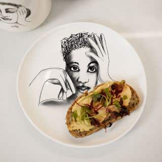 SIDE PLATE SET OF 4 - in vogue