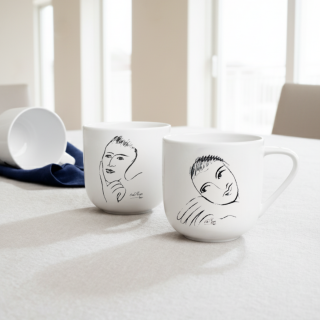 MUG SET OF 4 - heritage sketchbook mix