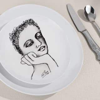 SIDE PLATE SET OF 4 - in vogue