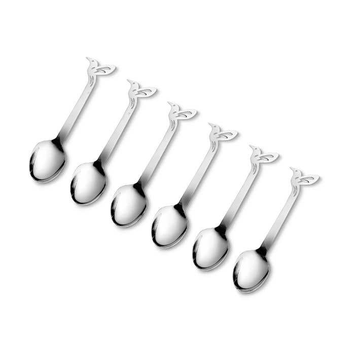 TEASPOON SET OF 6 - hummingbird | Carrol Boyes ZA