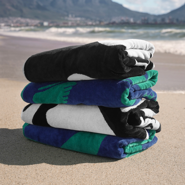 BEACH TOWEL - lazy days - green blue | Carrol Boyes ZA