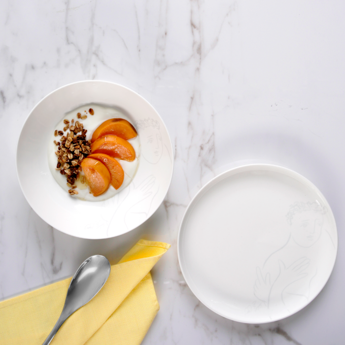 CEREAL / SOUP BOWL SET OF 4 - sketchbook grey | Carrol Boyes ZA