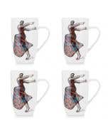 MUG SET OF 4 - free flowing