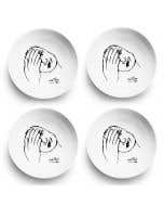 CEREAL / SOUP BOWL SET OF 4 - just a minute