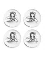 DINNER PLATE SET OF 4 - in vogue
