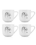 MUG SET OF 4 - just a minute!