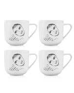 MUG SET OF 4 - let's face it