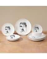 DINNERWARE 12pc SET - eye for detail