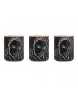 CANISTER SMALL SET OF 3 - full of grace