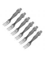 CAKE FORK SET OF 6 - woman