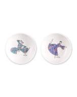 SNACK BOWL SET OF 2 - dancing girls