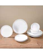 DINNERWARE 12pc SET - swirl