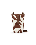 CROSSBODY PHONE POUCH - lacuna - brown
