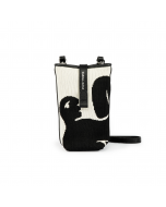 CROSSBODY PHONE POUCH - pulse - black