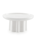 LARGE FOOTED BOWL - wavy