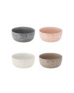CEREAL / SOUP BOWL SET OF 4 - luxe loungers - mixed set
