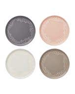 DINNER PLATE SET OF 4 - luxe loungers - mixed set