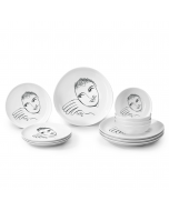 DINNERWARE 12pc SET - let's face it