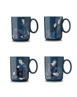 MUG SET OF 4 - indigo blues