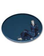 PLATTER OVAL - indigo blues