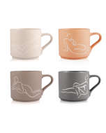 STACKABLE MUG SET OF 4 - luxe loungers