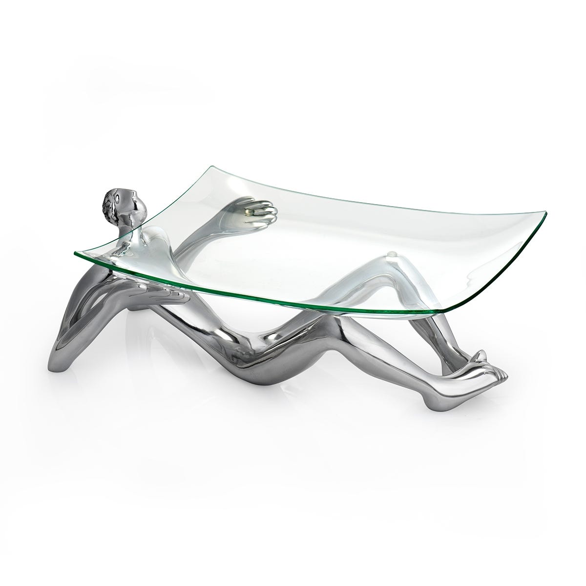 GLASS PLATTER WITH STAND on show Carrol Boyes ZA